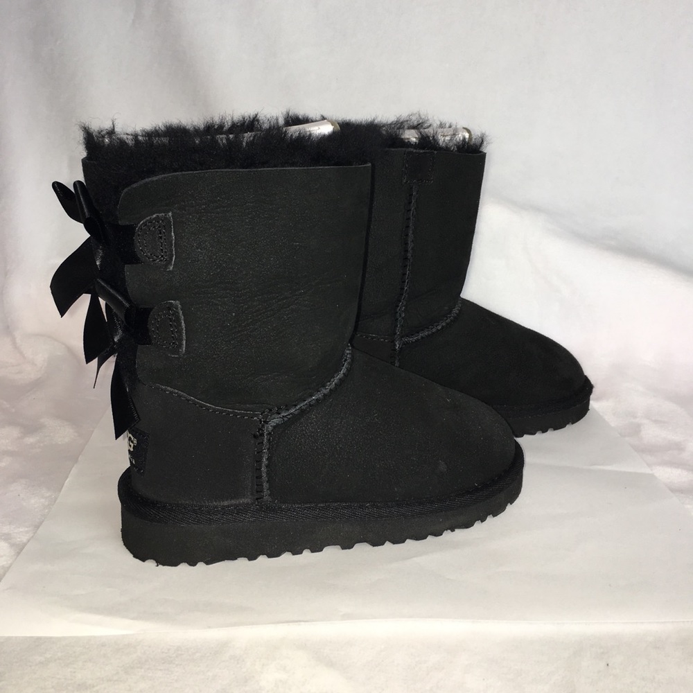 UGG Toddler Black Boots | Size 10 - Picture 4 of 6